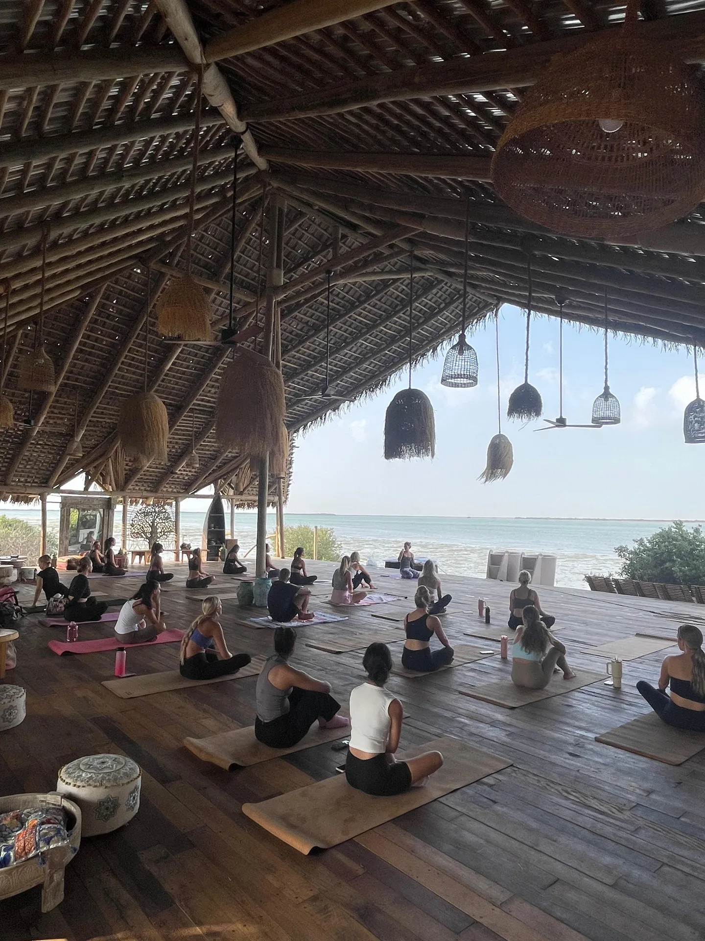 Meditation and resilience workshop setup