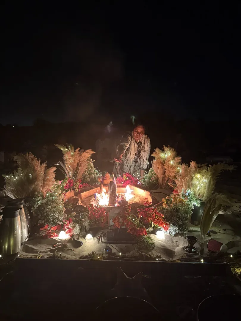 Somatic inquiry by candlelight, deep nervous system work